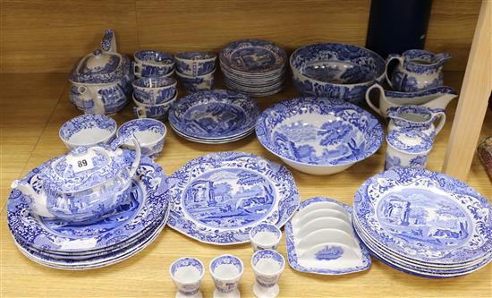 A collection of Spode china